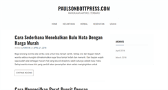 Desktop Screenshot of paulsonbottpress.com