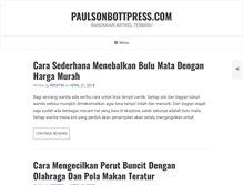Tablet Screenshot of paulsonbottpress.com